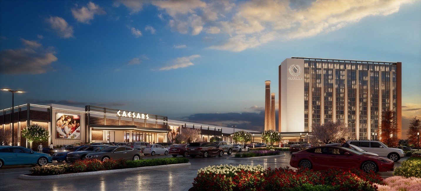 Caesars Virginia 320-room hotel tower